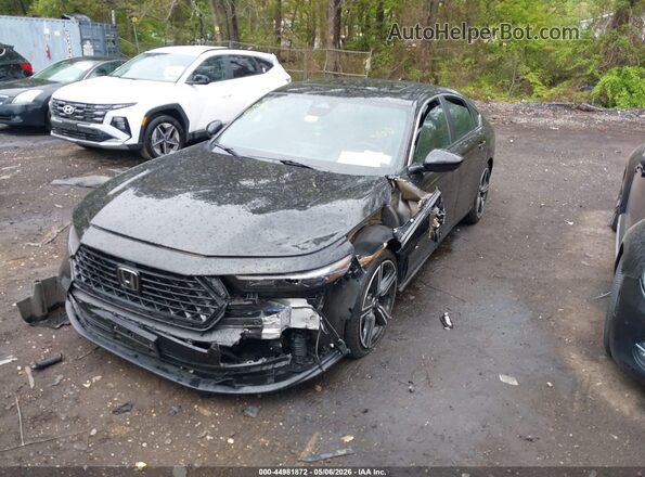 1HGCY2F59SA087609 2025 HONDA ACCORD HYBRID Black Front left