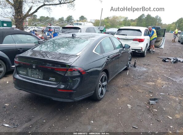 1HGCY2F59SA087609 2025 HONDA ACCORD HYBRID Black Rear right