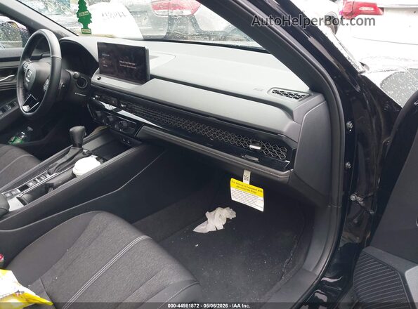 1HGCY2F59SA087609 2025 HONDA ACCORD HYBRID Black Front interior view