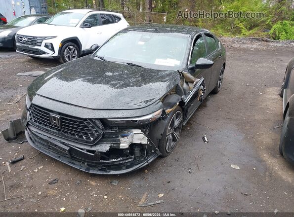 1HGCY2F59SA087609 2025 HONDA ACCORD HYBRID Black Front view