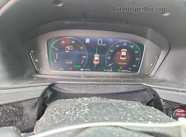 1HGCY2F5XPA022906 2023 HONDA ACCORD Белый Вид щитка приборов