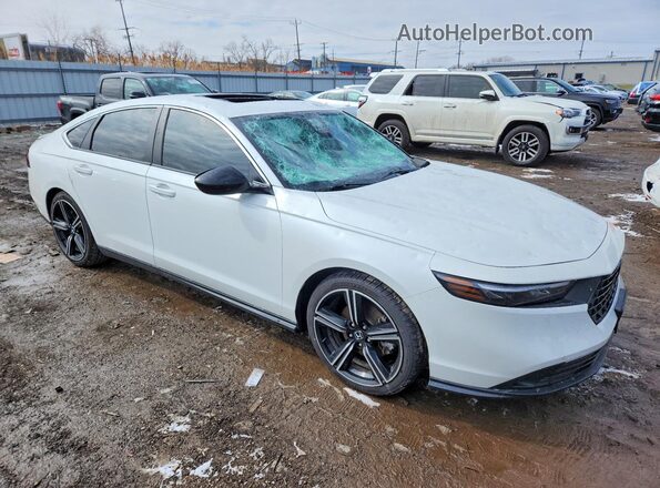 1HGCY2F5XPA022906 2023 HONDA ACCORD Белый Передняя правая четверть