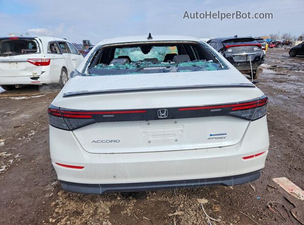 1HGCY2F5XPA022906 2023 HONDA ACCORD Белый Вид сзади