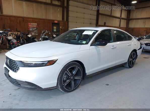 1HGCY2F5XPA056764 2023 HONDA ACCORD White Vista tres cuartos delantera izquierda