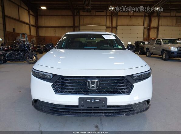 1HGCY2F5XPA056764 2023 HONDA ACCORD White Vista del cuadro de instrumentos