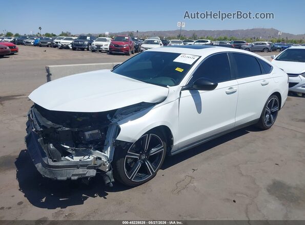 1HGCY2F5XPA064945 2023 HONDA ACCORD Белый Передняя левая четверть