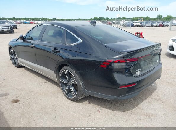 1HGCY2F5XSA032411 2025 HONDA ACCORD Black უკანა მარცხენა