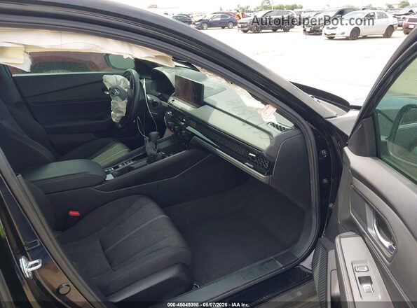 1HGCY2F5XSA032411 2025 HONDA ACCORD Black წინა სალონის ხედი