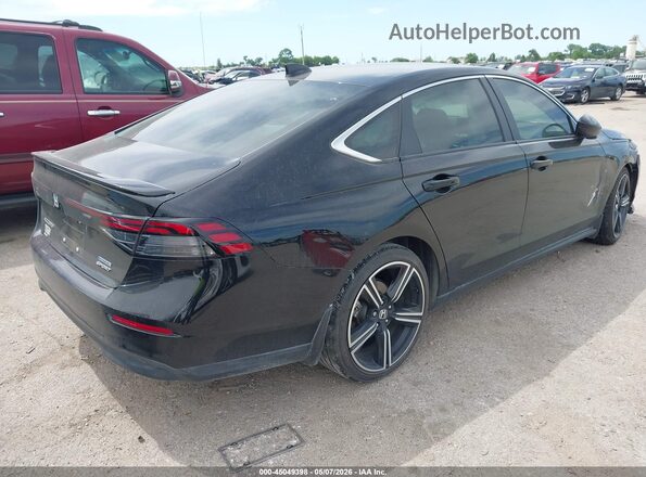 1HGCY2F5XSA032411 2025 HONDA ACCORD Black უკანა მარჯვენა