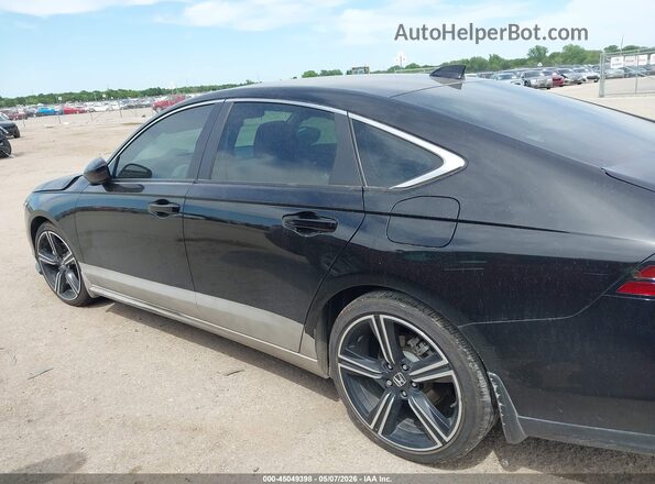 1HGCY2F5XSA032411 2025 HONDA ACCORD Black სალონის 360-გრადუსიანი ხედი