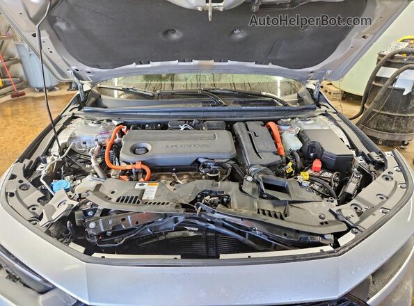 1HGCY2F5XSA043876 2025 HONDA ACCORD Silver Vista interior trasera