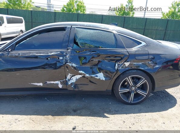 1HGCY2F5XSA048821 2025 HONDA ACCORD Black Vista frontal