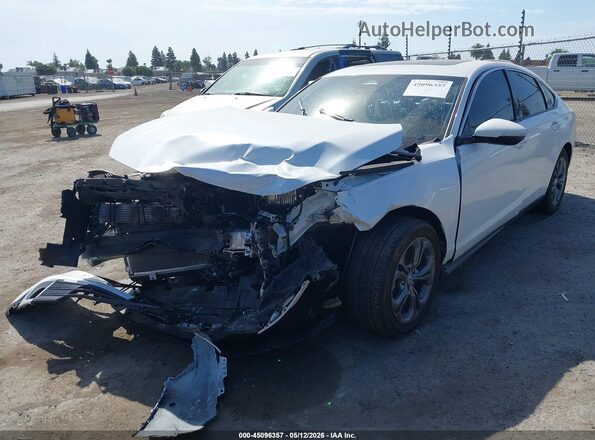 1HGCY2F60SA077317 2025 HONDA ACCORD White Vista tres cuartos delantera izquierda