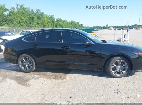 1HGCY2F61RA032719 2024 HONDA ACCORD HYBRID Black Սալոնի հետևի տեսք
