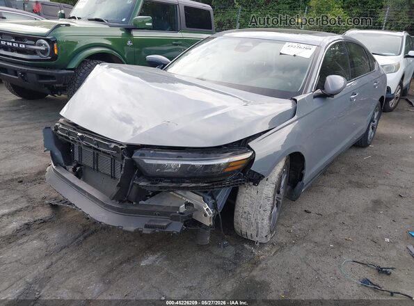 1HGCY2F63PA049597 2023 HONDA ACCORD Gray Առջևի ձախ երեք քառորդ տեսարան