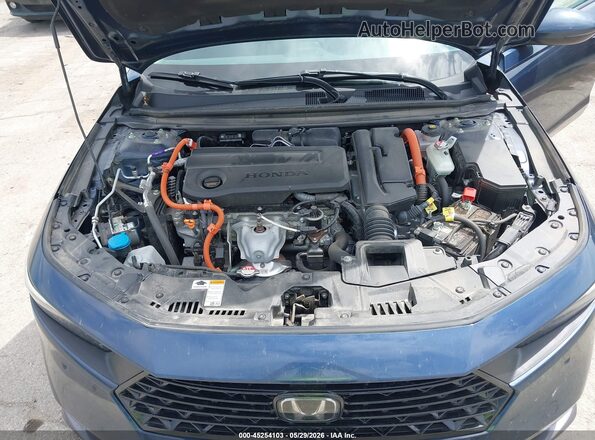 1HGCY2F63RA003013 2024 HONDA ACCORD Dark Blue Rear view