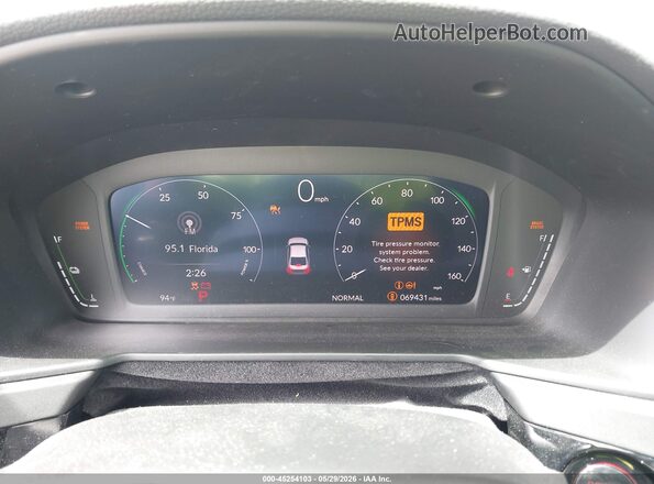 1HGCY2F63RA003013 2024 HONDA ACCORD Dark Blue Rear seats view