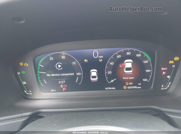 1HGCY2F65SA041445 2025 HONDA ACCORD Black Вид задніх сидінь
