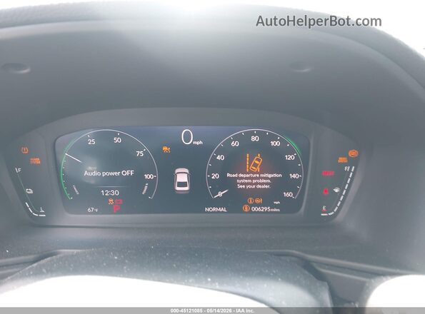 1HGCY2F66SA082621 2025 HONDA ACCORD HYBRID Silver Widok tylnych siedzeń