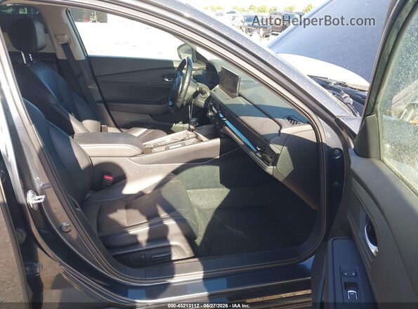 1HGCY2F68PA041690 2023 HONDA ACCORD Gray წინა სალონის ხედი