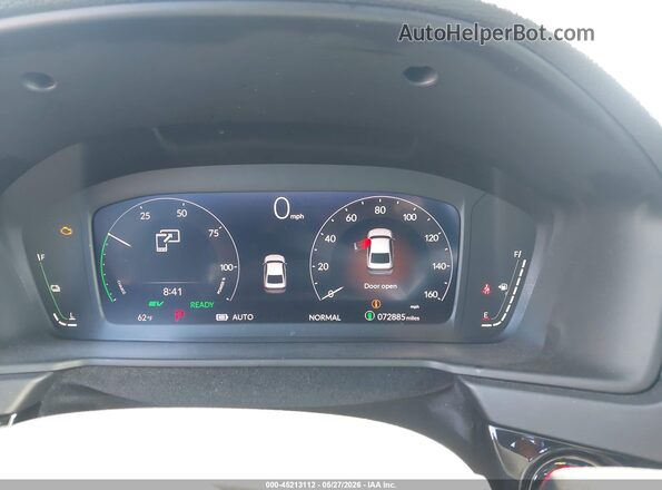 1HGCY2F68PA041690 2023 HONDA ACCORD Gray უკანა სავარძლების ხედი