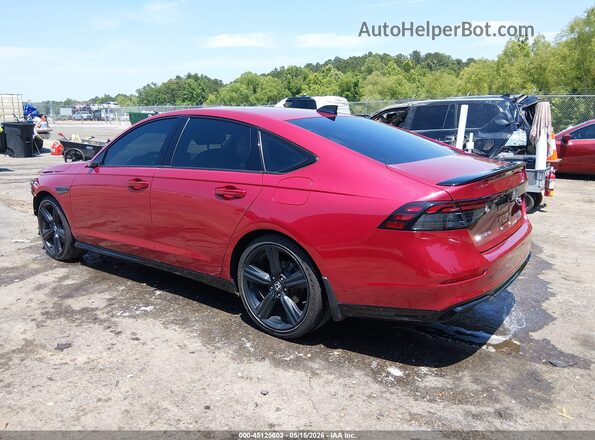 1HGCY2F70RA045986 2024 HONDA ACCORD Красный Задняя левая четверть