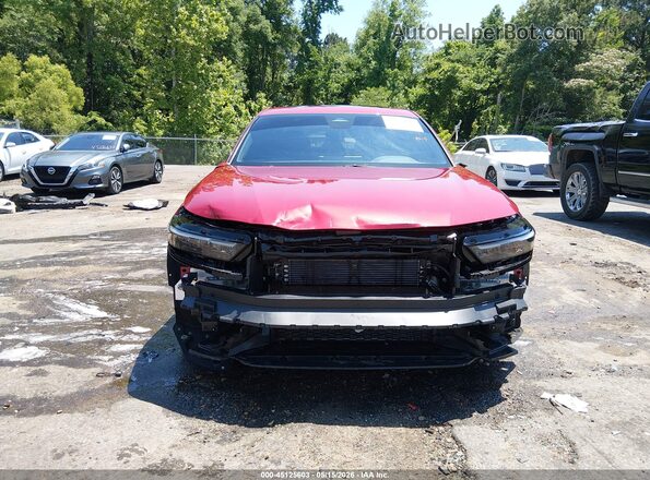 1HGCY2F70RA045986 2024 HONDA ACCORD Красный Вид задней части салона