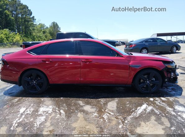 1HGCY2F70RA045986 2024 HONDA ACCORD Красный Панорамный вид салона 360°