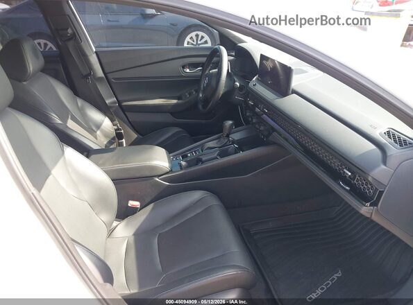 1HGCY2F72PA010041 2023 HONDA ACCORD White Вид салону спереду
