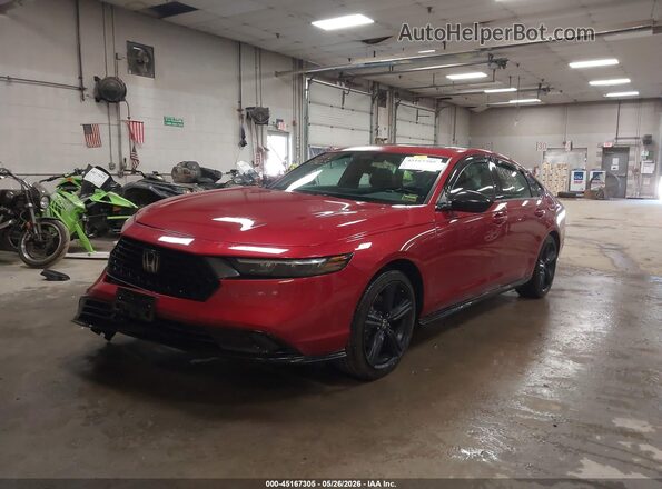1HGCY2F72PA070174 2023 HONDA ACCORD Red Передня ліва чверть