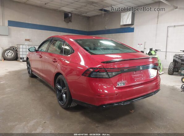 1HGCY2F72PA070174 2023 HONDA ACCORD Red Задня ліва чверть