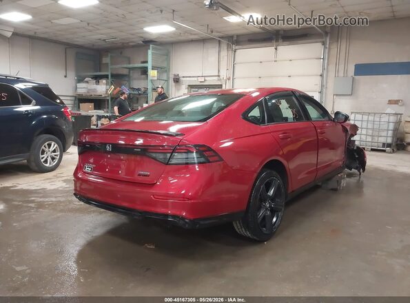 1HGCY2F72PA070174 2023 HONDA ACCORD Red Задня права чверть