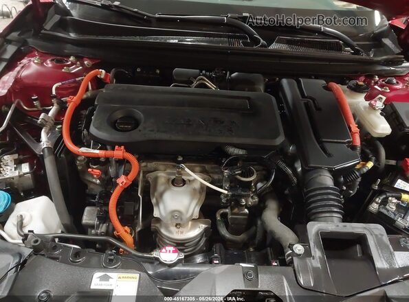 1HGCY2F72PA070174 2023 HONDA ACCORD Red Вид ззаду
