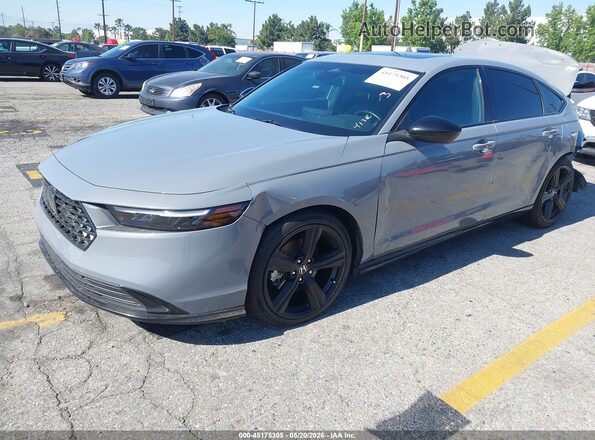 1HGCY2F72RA058626 2024 HONDA ACCORD Gray Vista tres cuartos delantera izquierda
