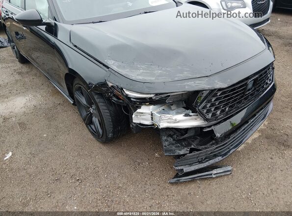1HGCY2F72SA024739 2025 HONDA ACCORD Black Դիմացի տեսք