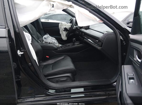 1HGCY2F72SA024739 2025 HONDA ACCORD Black Սալոնի դիմացի տեսք
