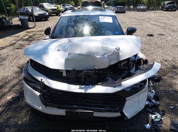 1HGCY2F72SA053044 2025 HONDA ACCORD White Widok zestawu wskaźników