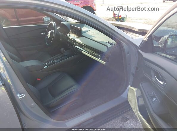 1HGCY2F73SA050427 2025 HONDA ACCORD Gray წინა სალონის ხედი