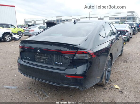 1HGCY2F74SA057645 2025 HONDA ACCORD Black Задня права чверть