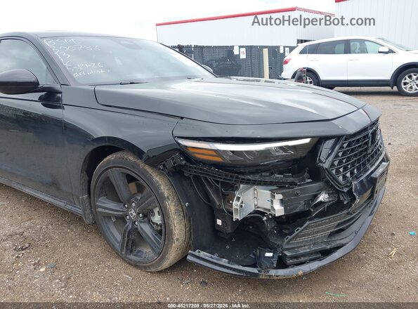 1HGCY2F74SA057645 2025 HONDA ACCORD Black Вид спереду