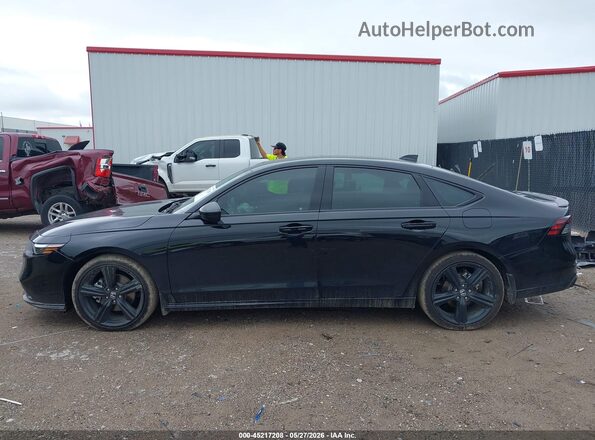 1HGCY2F74SA057645 2025 HONDA ACCORD Black Панорамний вид салону 360°