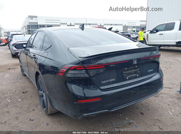 1HGCY2F74SA057645 2025 HONDA ACCORD Black Задня ліва чверть