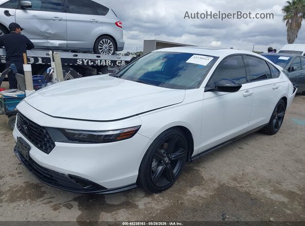 1HGCY2F75RA063870 2024 HONDA ACCORD Белый Передняя левая четверть