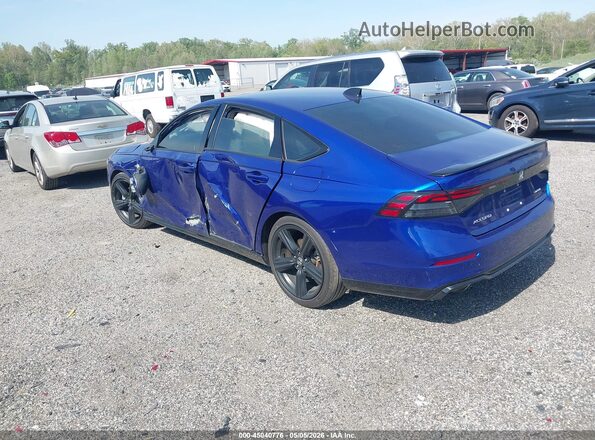1HGCY2F76RA038167 2024 HONDA ACCORD Blue Rear left