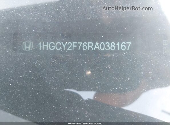 1HGCY2F76RA038167 2024 HONDA ACCORD Blue Engine compartment view