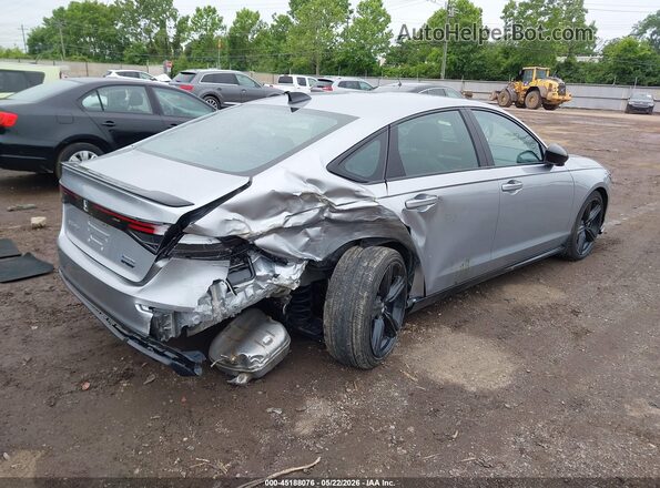 1HGCY2F77PA002341 2023 HONDA ACCORD HYBRID Silver Rear right