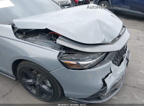1HGCY2F77PA028664 2023 HONDA ACCORD HYBRID Серый 
