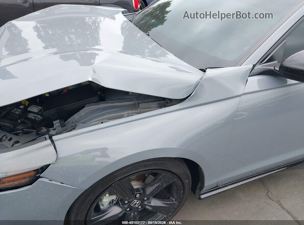 1HGCY2F77PA028664 2023 HONDA ACCORD HYBRID Серый 