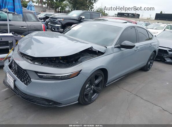 1HGCY2F77PA028664 2023 HONDA ACCORD HYBRID Серый 