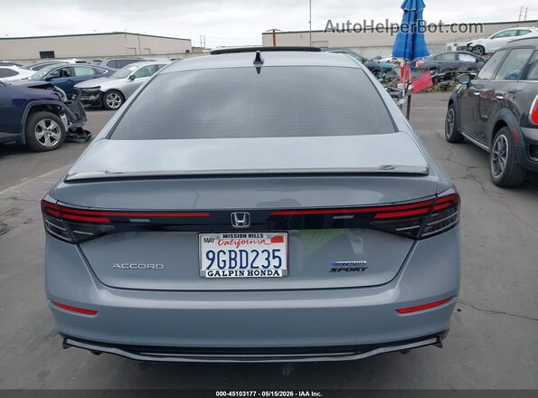 1HGCY2F77PA028664 2023 HONDA ACCORD HYBRID Серый 